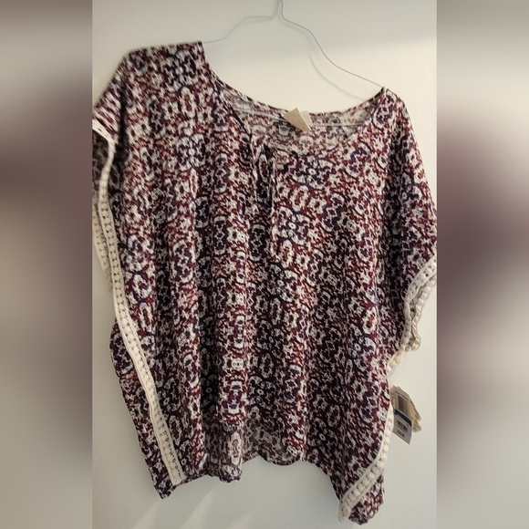 Belle du Jour Sleeveless Tunic style Blouse, Size xl, NWT - Picture 1 of 5